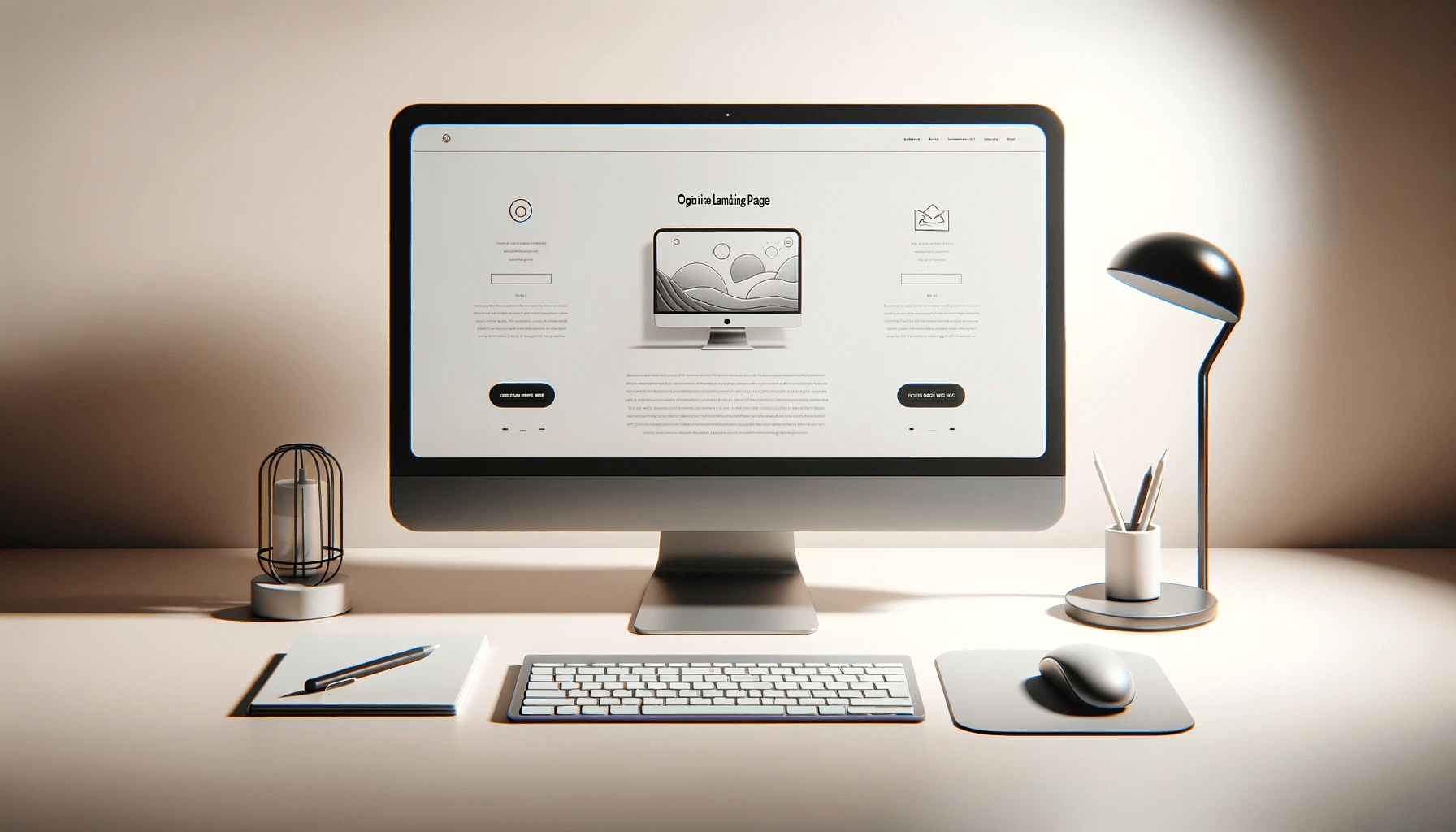 landing page